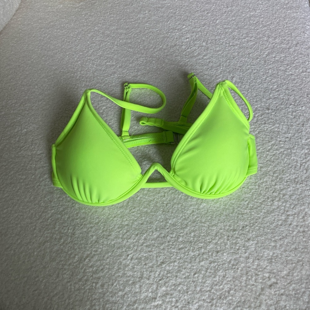Neon Green Underwire Bikini Top